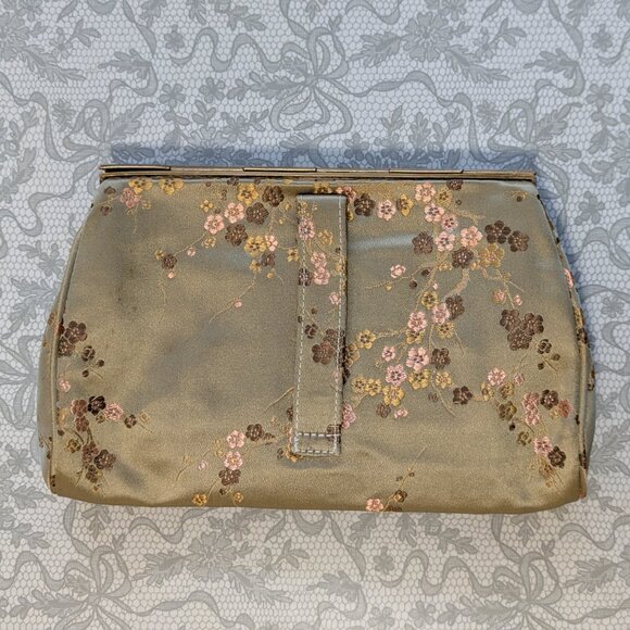 Gorgeous vintage clutch with metal and stone detail - Picture 2 of 4